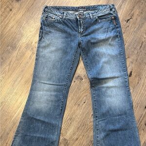 Silver Jeans Blue Flare Wide Leg Denim